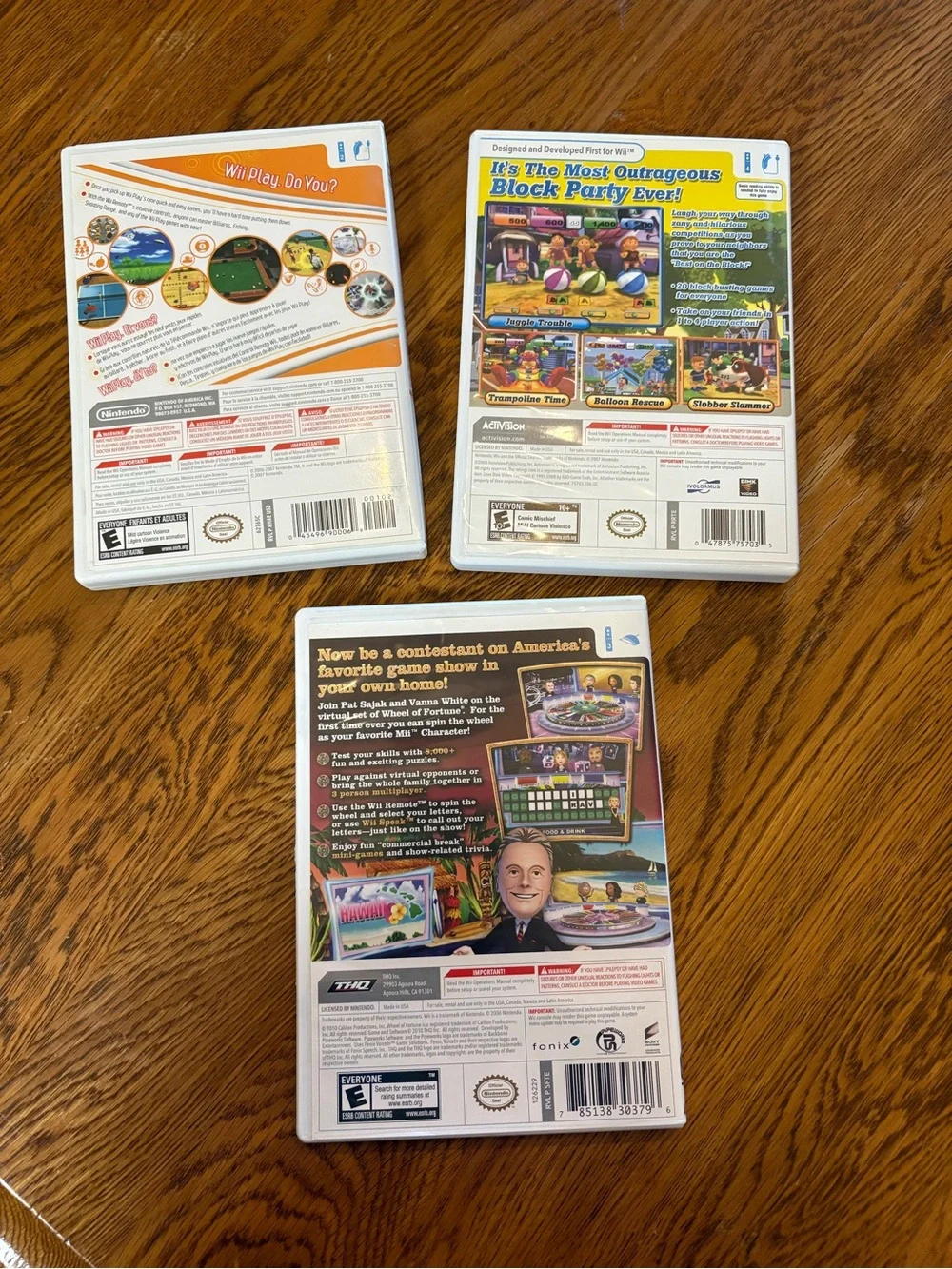 Nintendo Wii 3 games bundle